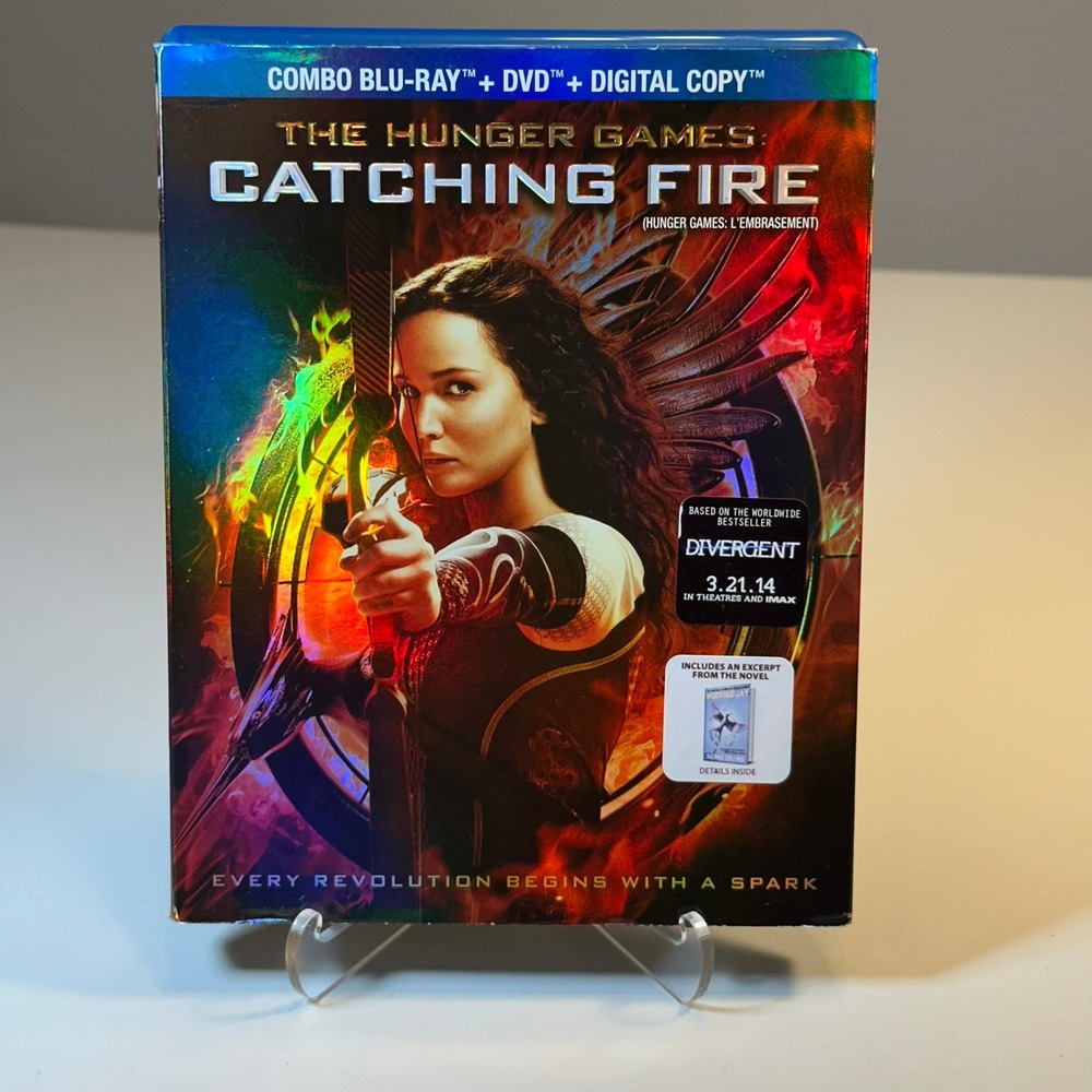 The Hunger Games Catching Fire Blu-ray DVD Digital Copy Movie Jennifer‎ Lawrence
